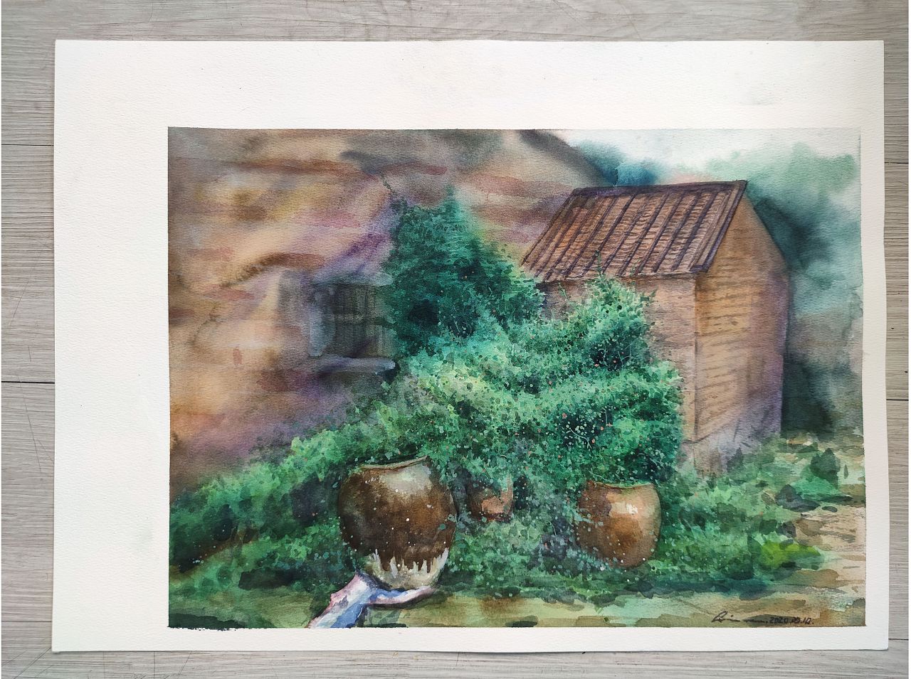 水彩作品-两个多月时间的记录（图ZMjA4MzIzMjY4） - 绘画 - 站酷设计师画画的陈一丘原创素材 - 站酷ZCOOL