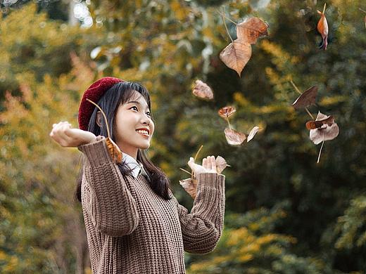 冬日里笑的甜甜的你～