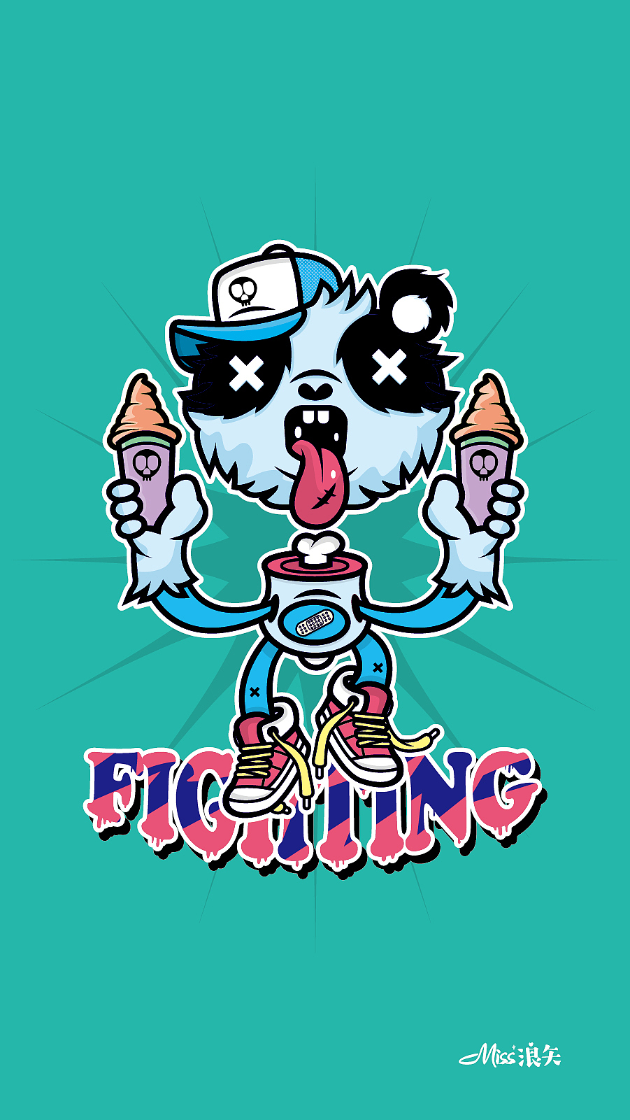 小怪兽系列插画