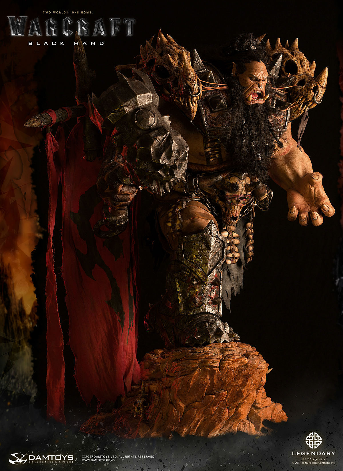 29寸 史诗系列 电影《魔兽》-黑手blackhand 精致雕像