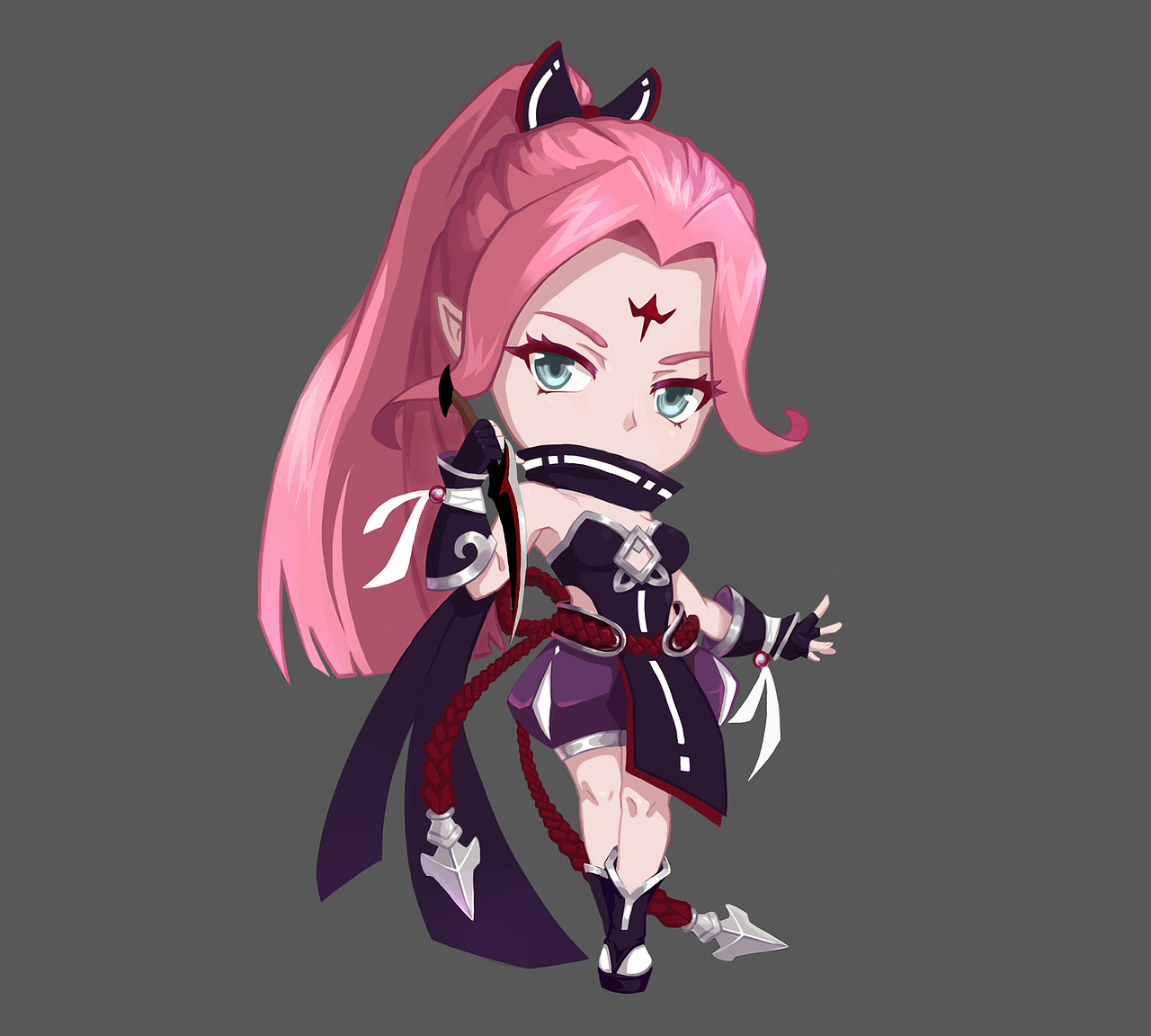 q版角色设定|插画|游戏原画|桐桐诶_原创作品-站酷zcool