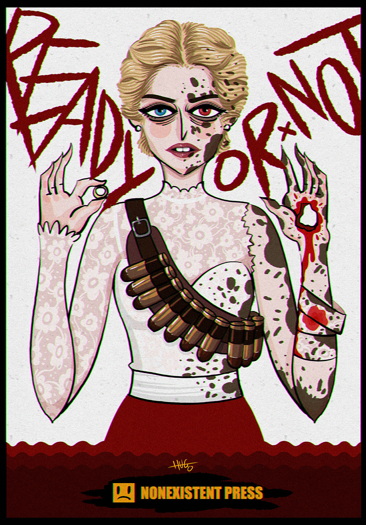 画过的恐怖电影海报汇总|插画|创作习作|雨果hugo