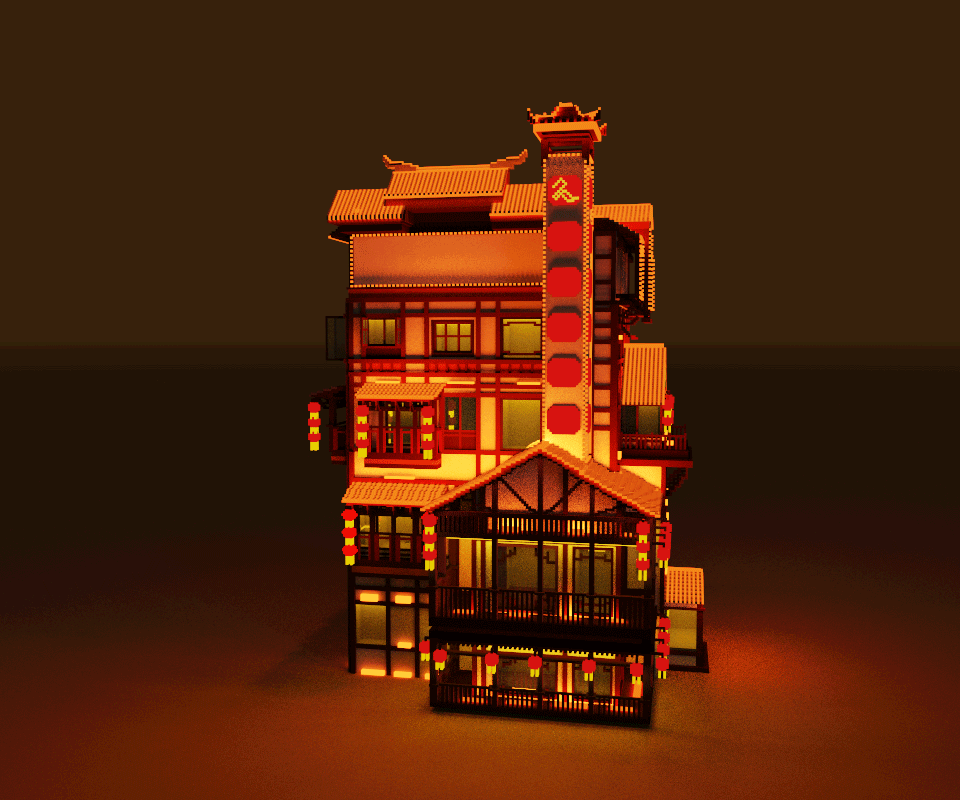 【体素作品】Magica voxel