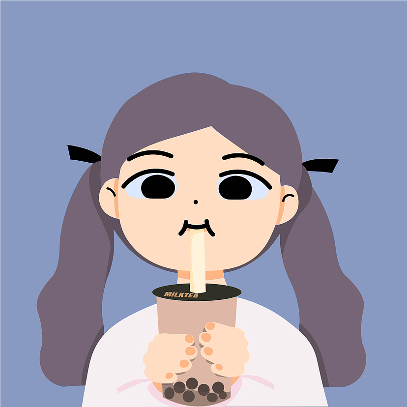 一组扁平风头像插画