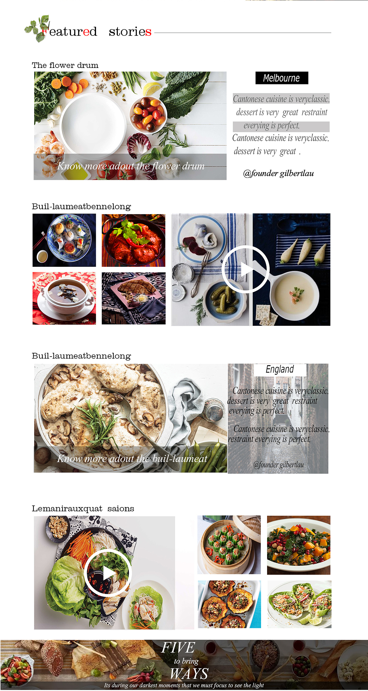 美食网站（图ZNzcyODA2NTI=） - 其他UI - 站酷设计师洋YANGY原创素材 - 站酷ZCOOL