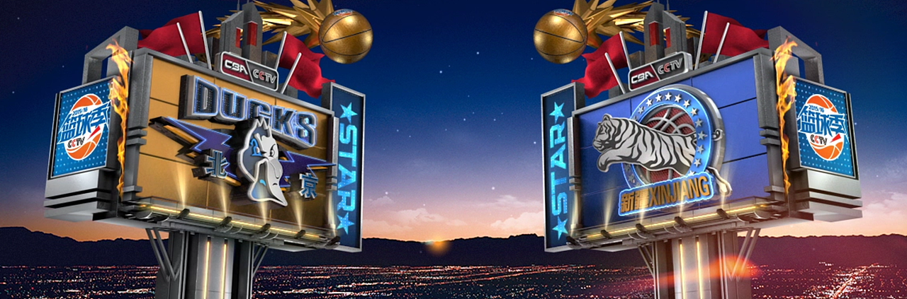 2015-16 CCTV篮球季 | 整体视觉形象 | Sens Vision