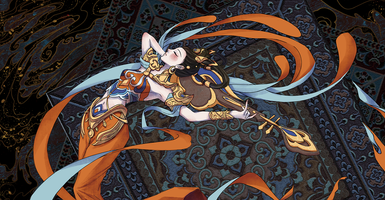 王者荣耀杨玉环遇见飞天同人