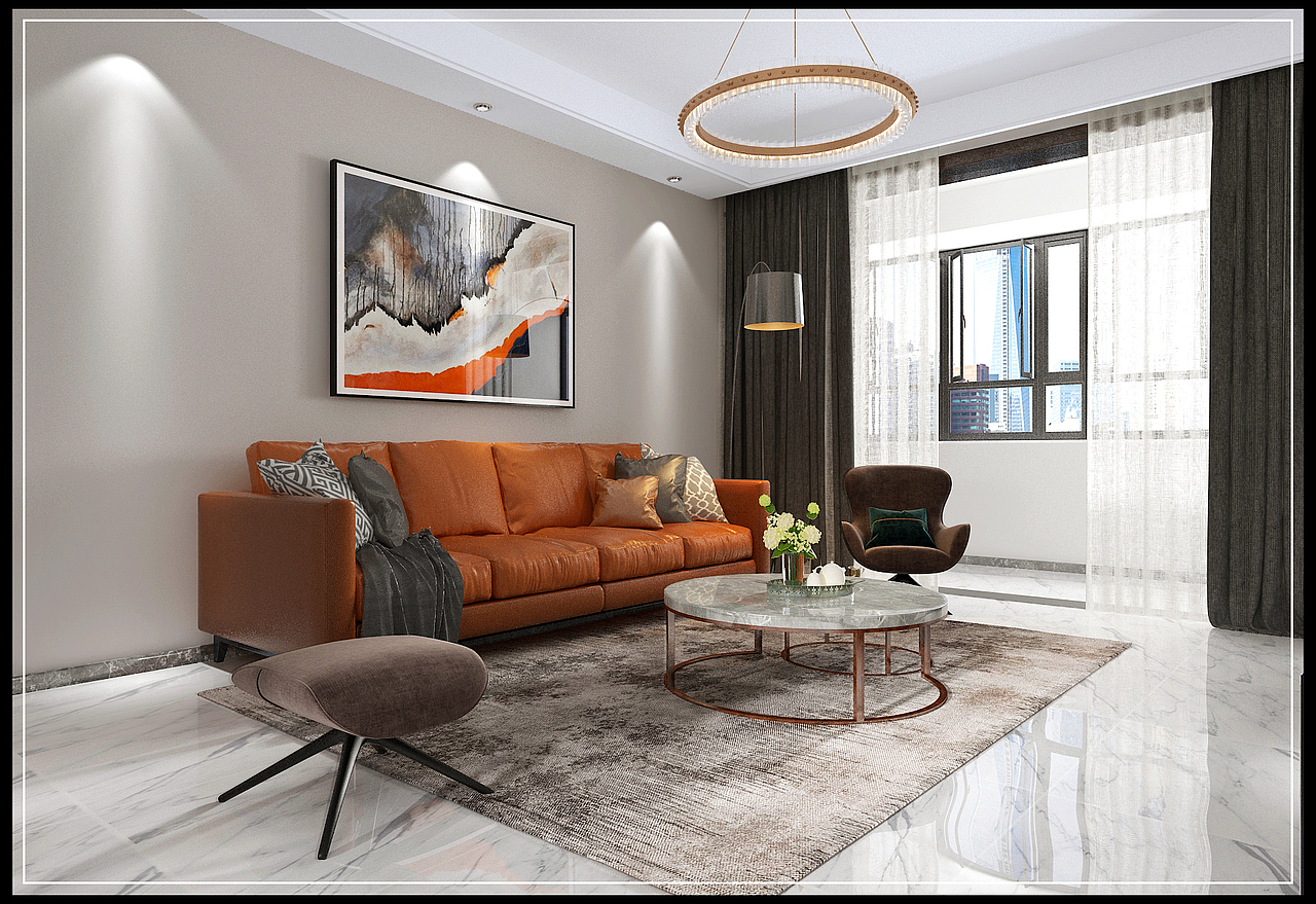 济南行业之巅峰万泰装饰开元山庄98平现代简约风格（图ZMTg1ODAwMzc2） - 家装设计 - 站酷设计师万泰谢佳乐原创素材 - 站酷ZCOOL