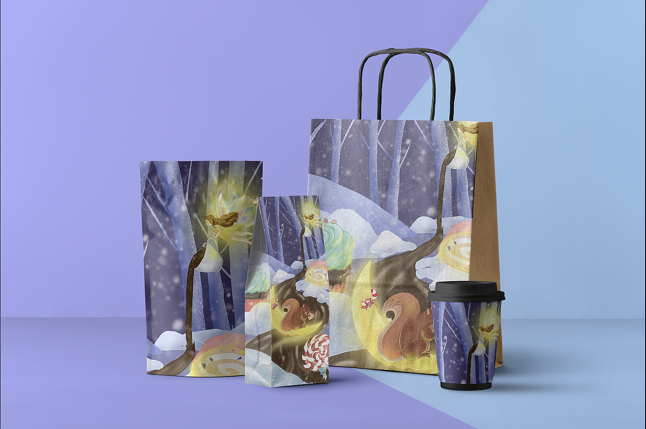 晚来天欲雪,能饮一杯无（图ZMTg4MjE5MTg0） - 商业插画 - 站酷设计师沈艳梅原创素材 - 站酷ZCOOL