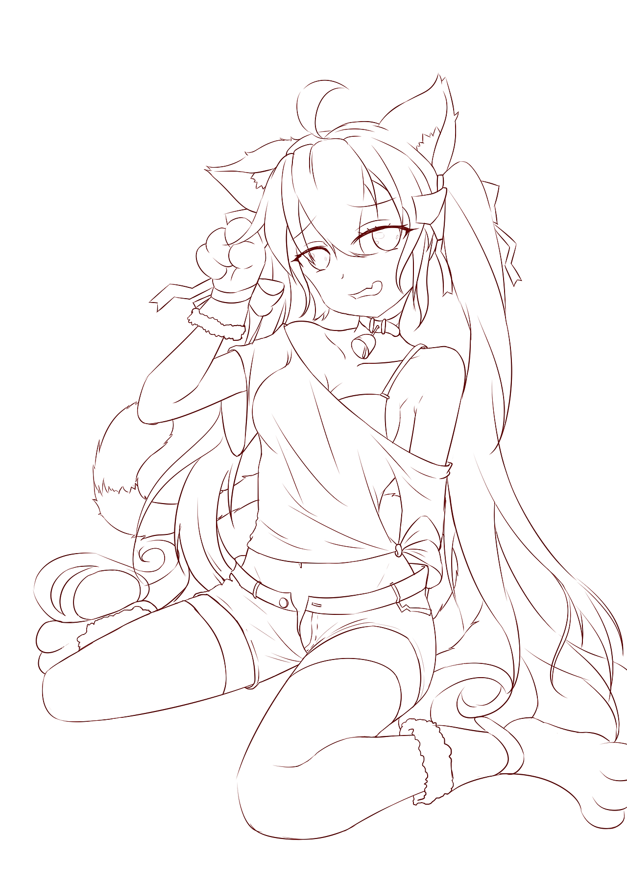 猫娘（图ZMjQyMjI0MTk2） - 其他动漫 - 站酷设计师笨蛋狐狸原创素材 - 站酷ZCOOL