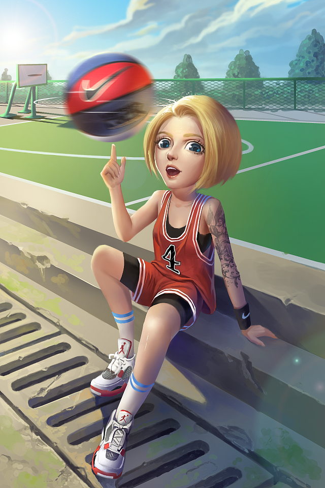 篮球女孩