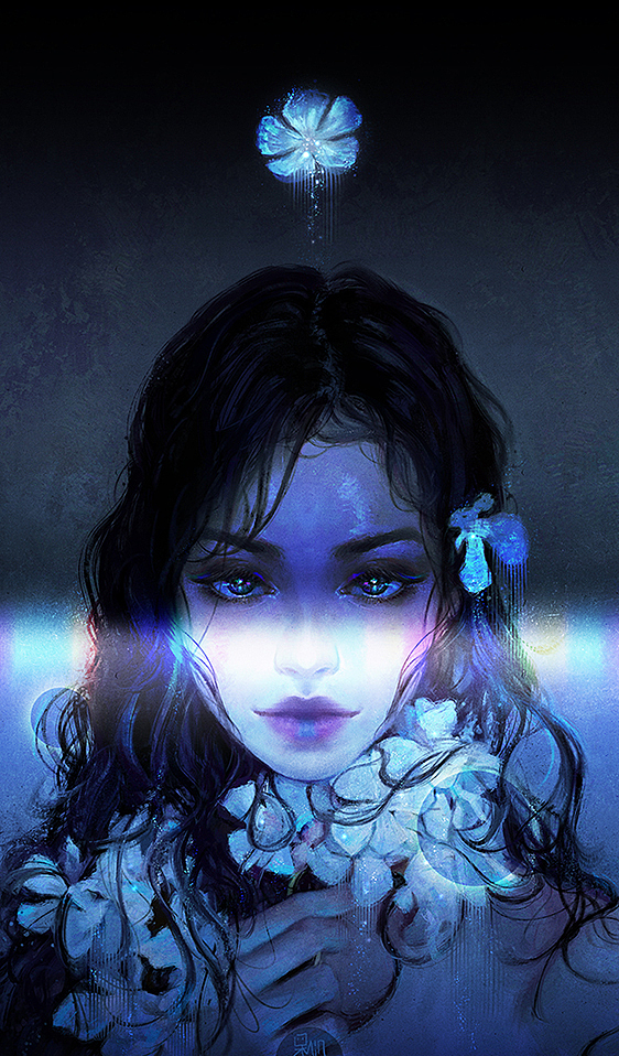 凝视|插画|艺术插画|饿货呆min_原创作品-站酷zcool