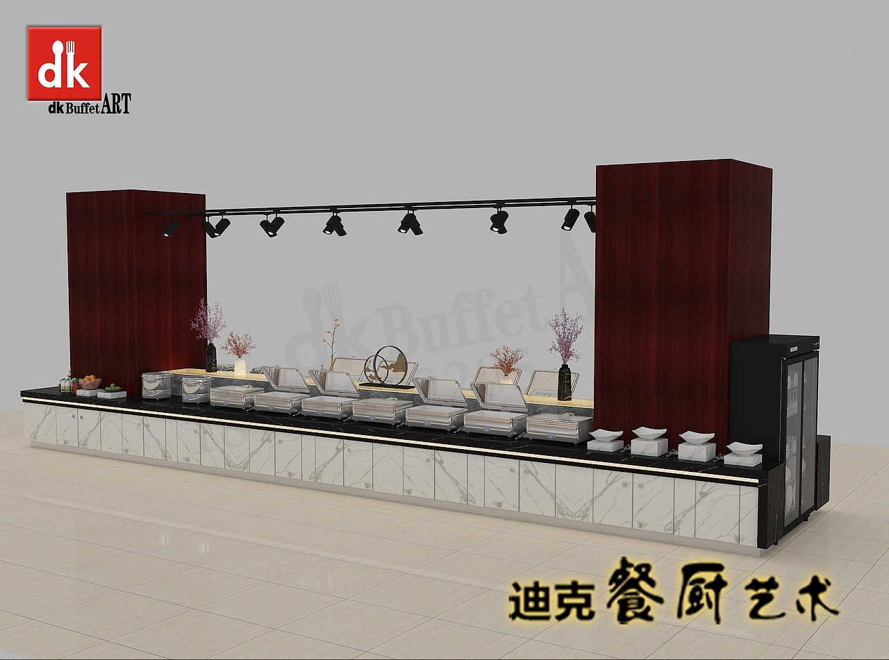 北京京桥热电职工餐厅设计方案 员工餐厅餐台改造