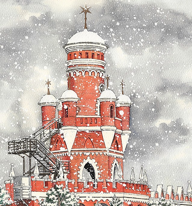 哈尔滨—伏尔加庄园|插画|商业插画|大杂绘文创 - 原创作品 - 站酷