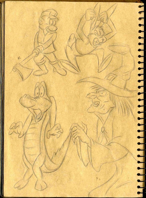 大学期间临摹的作品-Disney