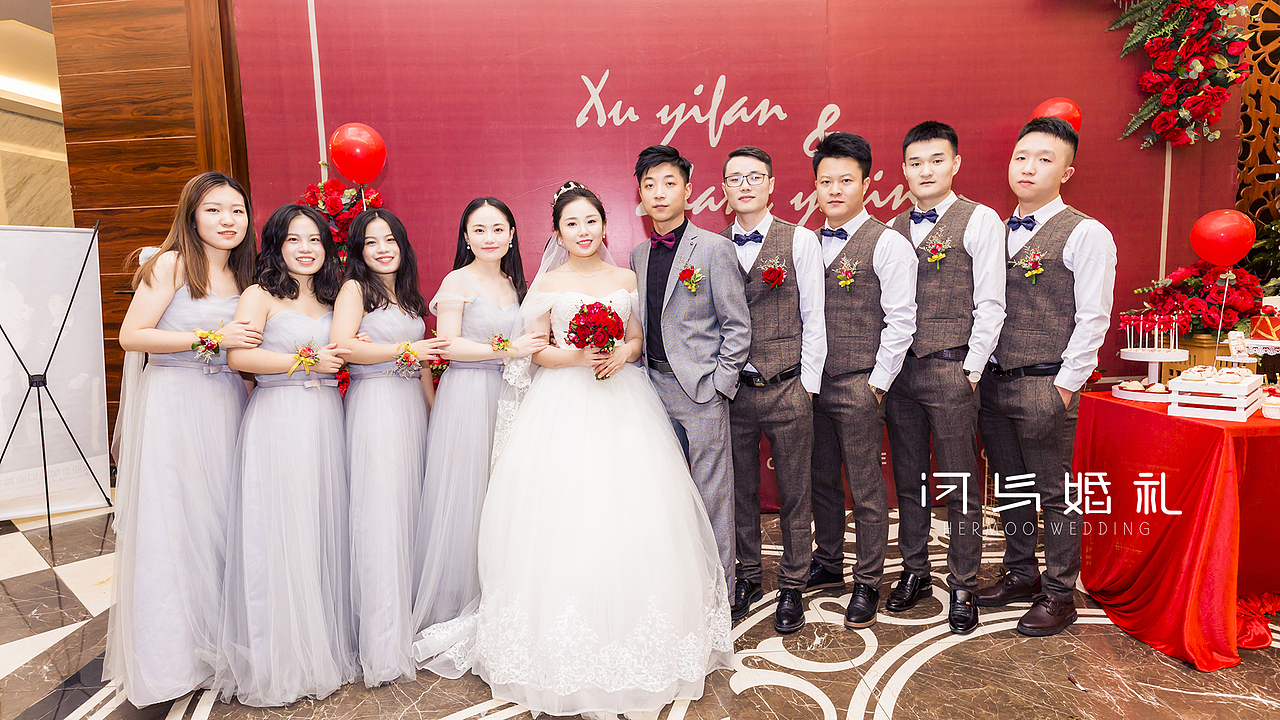 河马婚礼|现代中式婚礼(红色+金色+黑色)