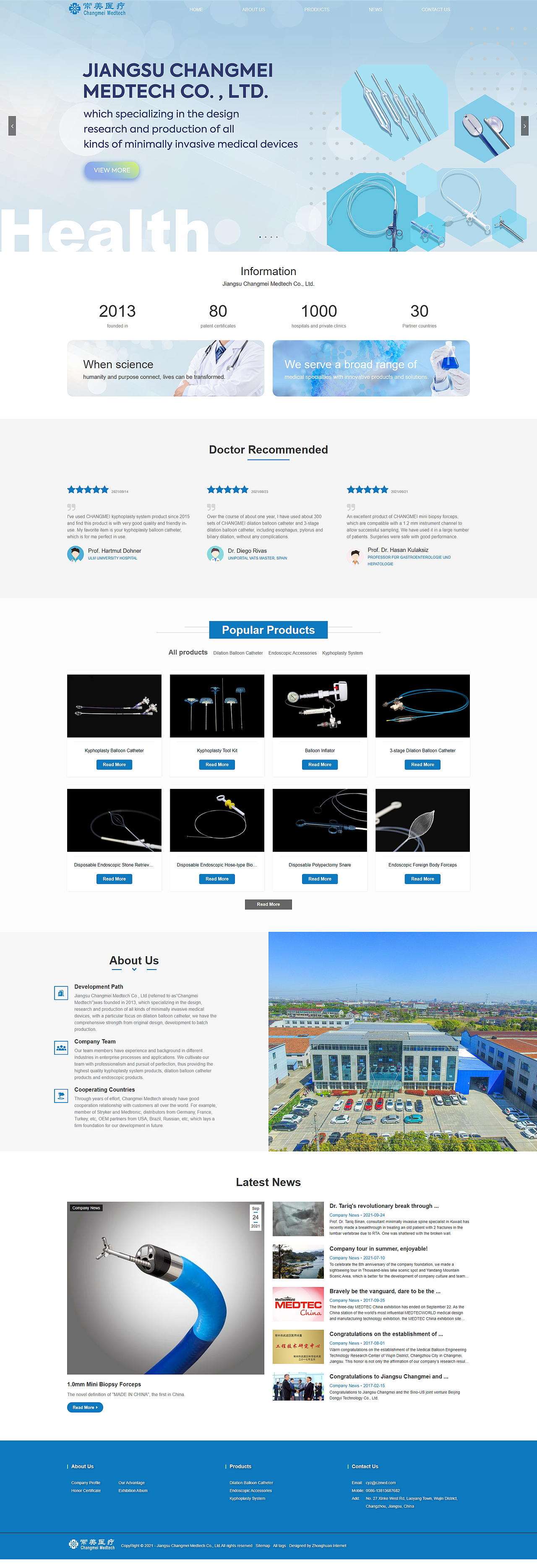 医疗器械网站（图ZMjc0NDA4NzQ0） - 门户网站 - 站酷设计师JennyLUISIE原创素材 - 站酷ZCOOL