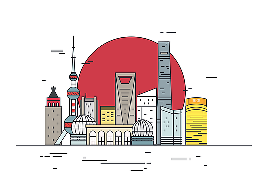 东方明珠（个人主页-ZMTcwOTAwMDQ=） - 艺术插画 - 站酷设计师wy阿春原创素材 - 站酷ZCOOL