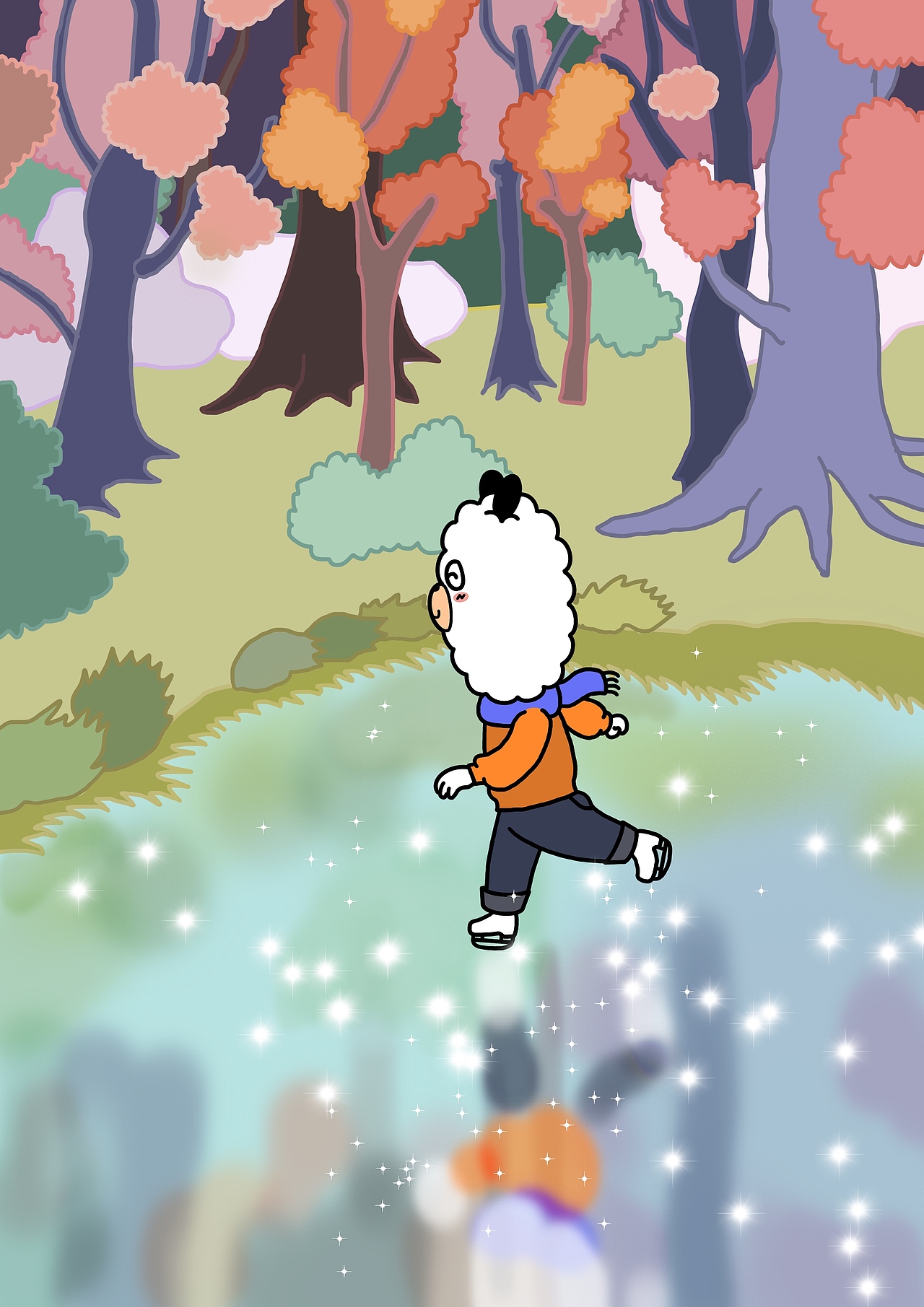 小羊驼三三|动漫|动画片|feifeievy_原创作品-站酷zcool