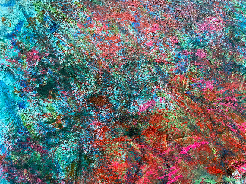 刘勇良抽象彩墨作品#刘勇良艺术空间