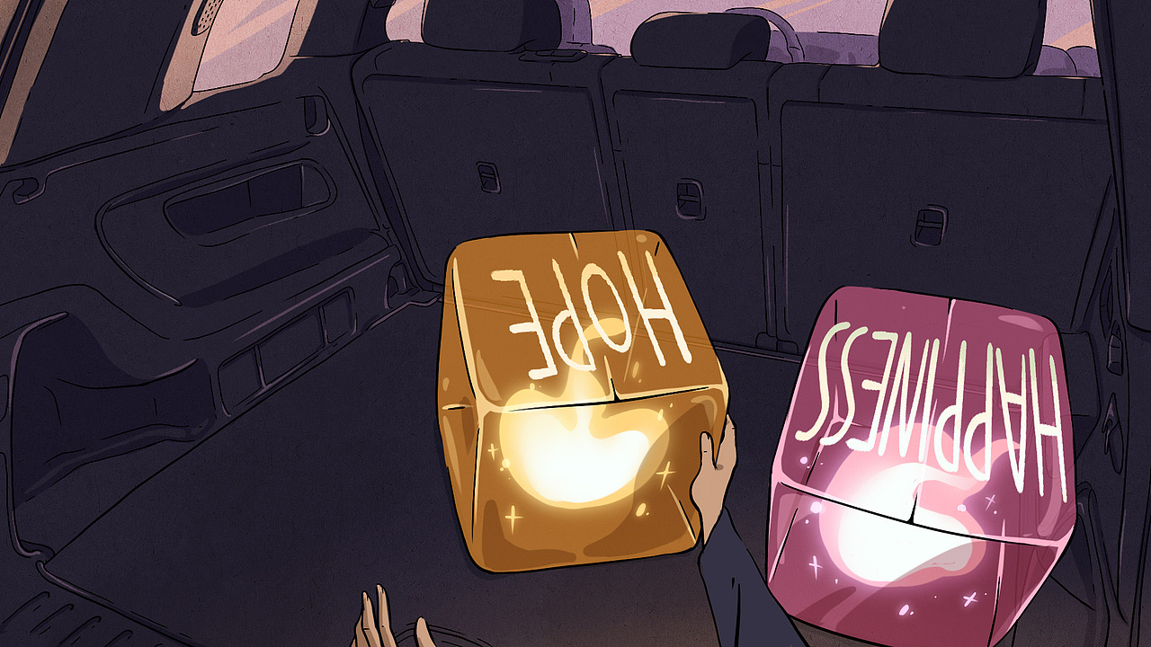 奔驰新年动画部分分镜设计（图ZMjM5MDQ1NDgw） - 商业插画 - 站酷设计师锅巴巴巴巴巴巴巴原创素材 - 站酷ZCOOL