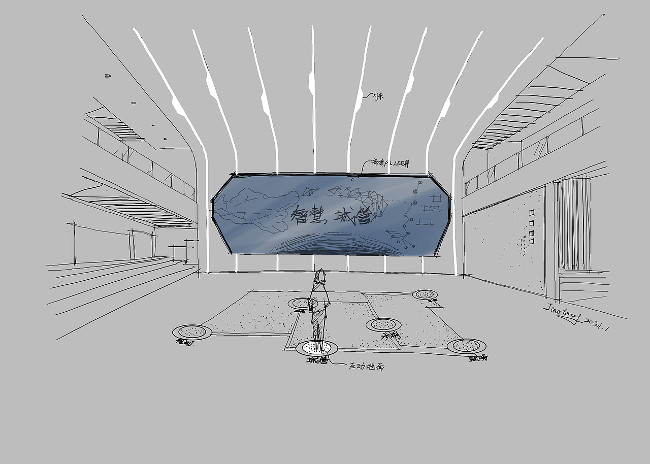 展厅手绘创意篇（图ZMjM4MTM2MDEy） - 展陈设计 - 站酷设计师交子先生原创素材 - 站酷ZCOOL