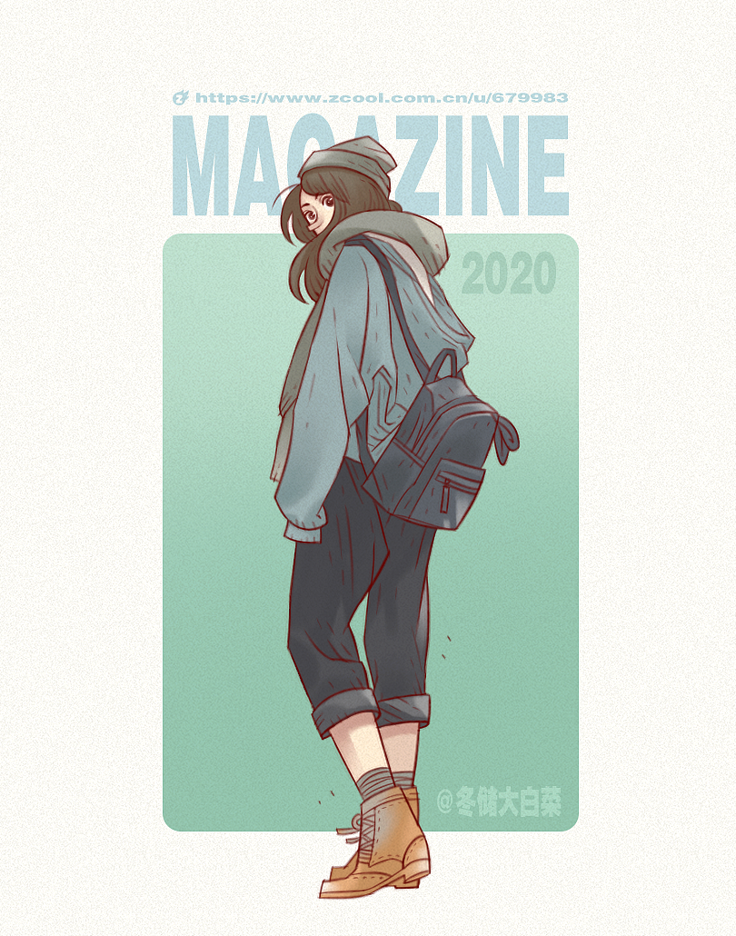 2020-基础练习-画照片-MAGAZINE（图ZMjA5MDM5Mzk2） - 创作习作 - 站酷设计师冬储大白菜原创素材 - 站酷ZCOOL