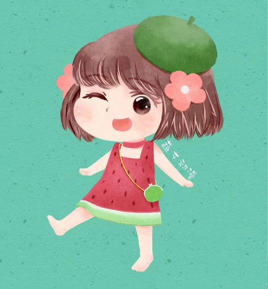 西瓜味的夏天（图ZMjE2MjkzMjg4） - 海报 - 站酷设计师蔬女动漫原创素材 - 站酷ZCOOL