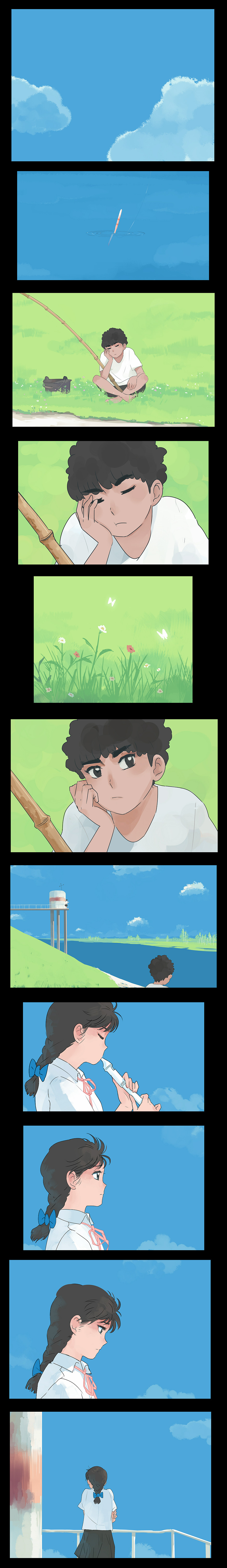 《青空·彼岸》 漫画1～4话完整版（图ZNzMyMDQ3NzI=） - 创作习作 - 站酷设计师邦乔彦原创素材 - 站酷ZCOOL