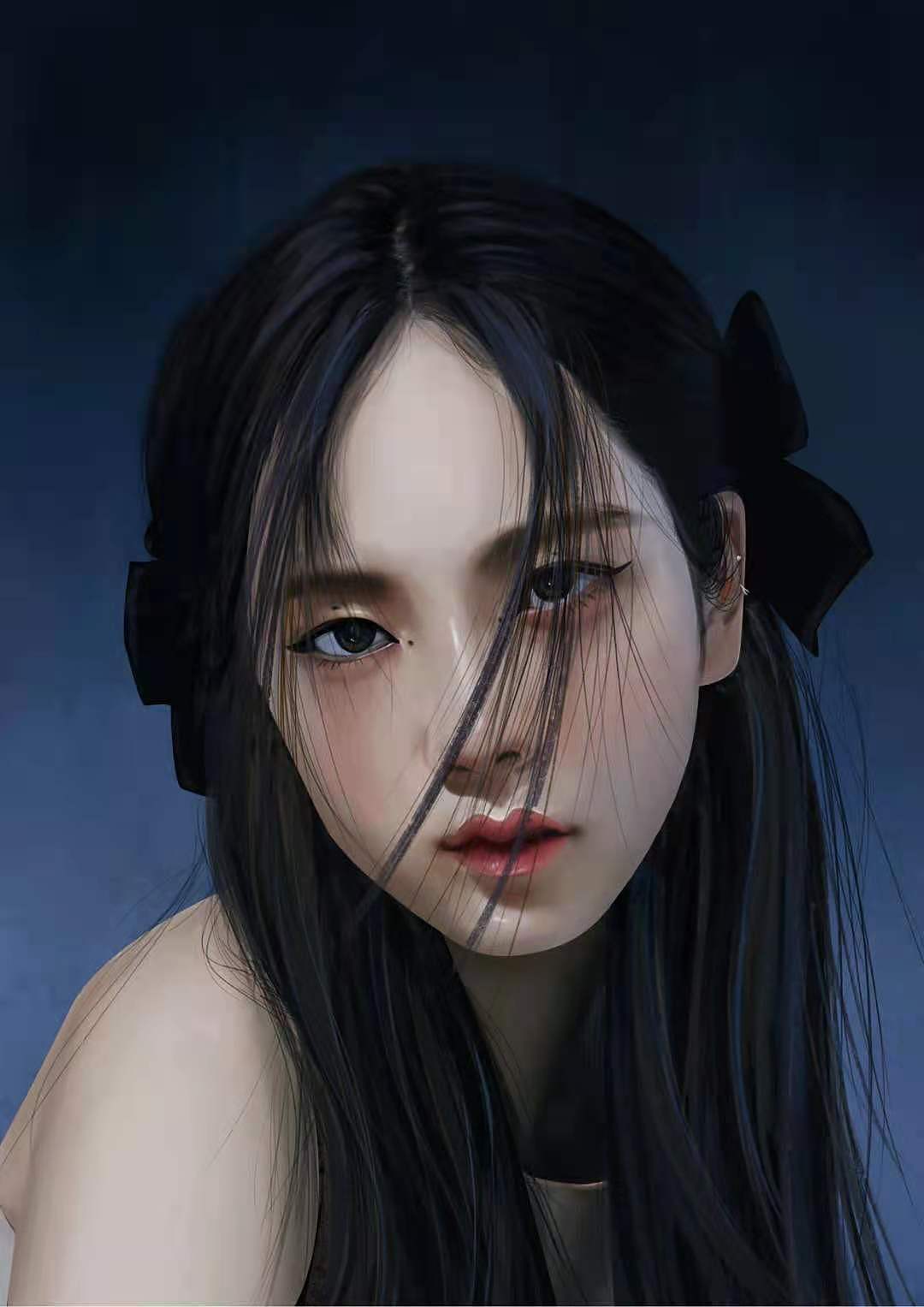 手绘jisoo小姐姐