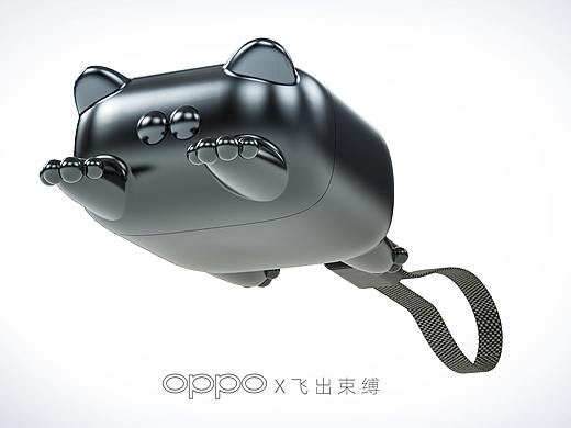 OPPO X 飞出束缚 自带充电线的耳机套