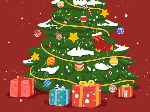 圣诞快乐（个人主页-ZNDk3NDUzODA=） - 商业插画 - 站酷设计师插班生Lau原创素材 - 站酷ZCOOL