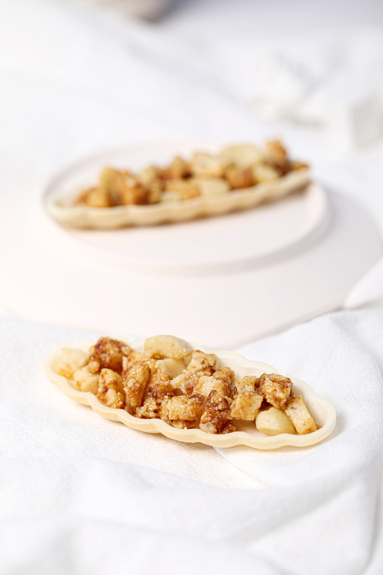 芝士仙贝糯米船 脆香酥 ins风拍摄