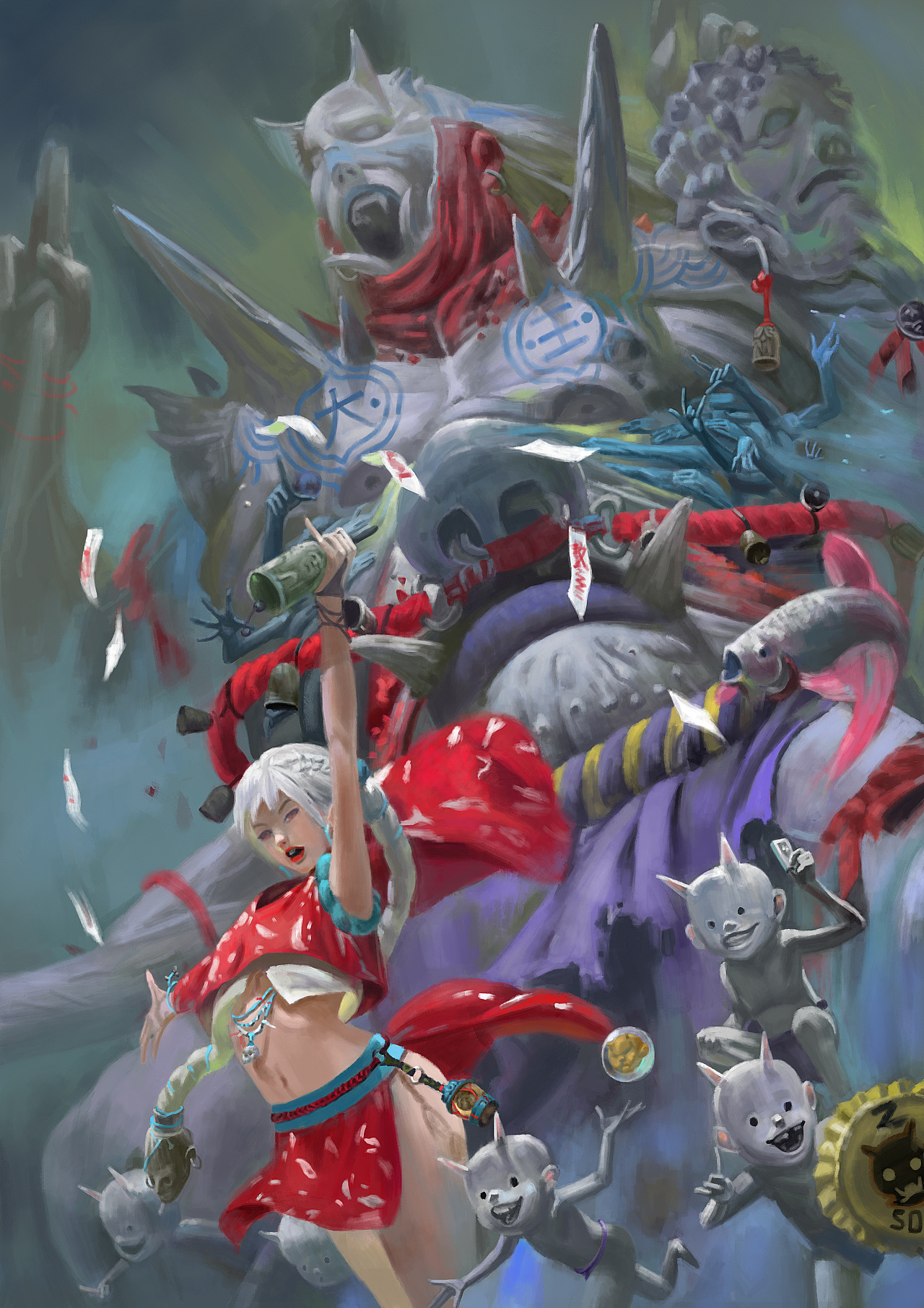 插画临摹（图ZMTY4Mzc1ODc2） - 创作习作 - 站酷设计师王乐平wlp原创素材 - 站酷ZCOOL