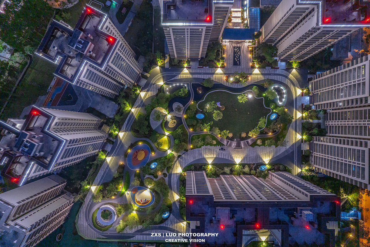 景观摄影 成都彭州置信丽都府二期