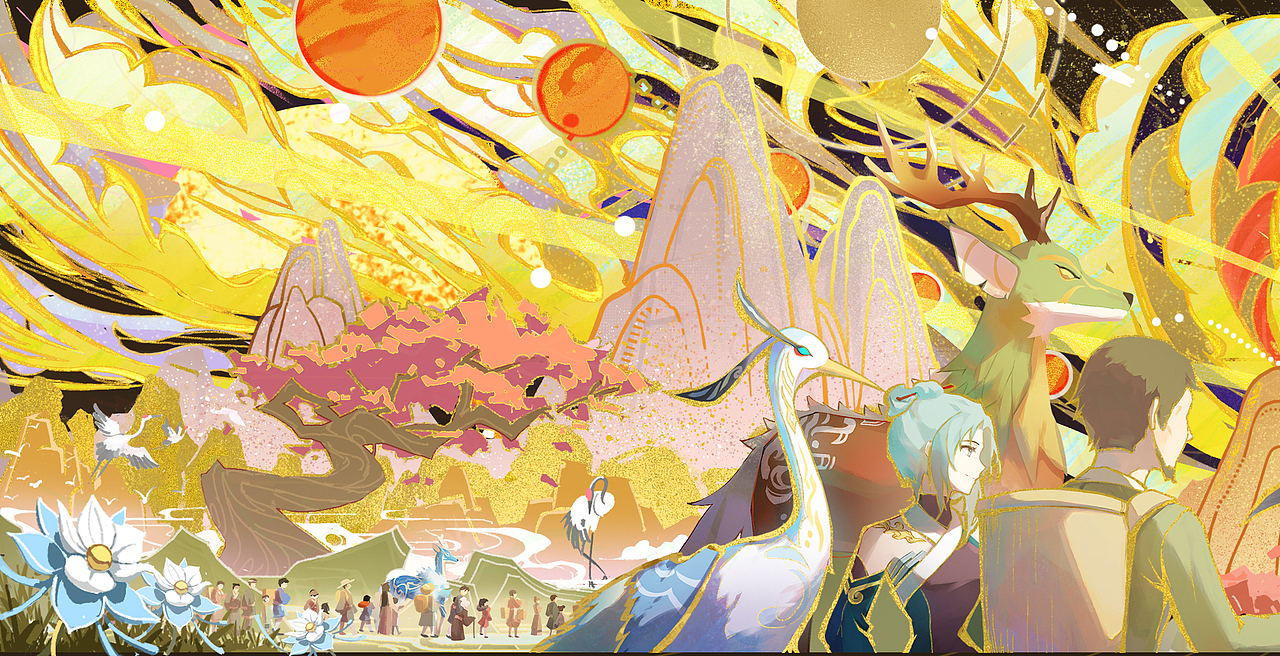 原神《延千古》的部份背景图