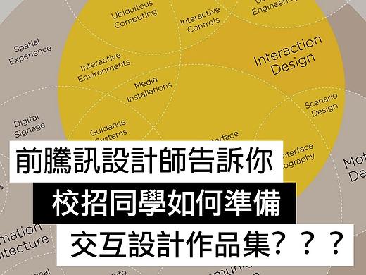 前腾讯设计师告诉你：校招同学应该如何准备交互作品集？