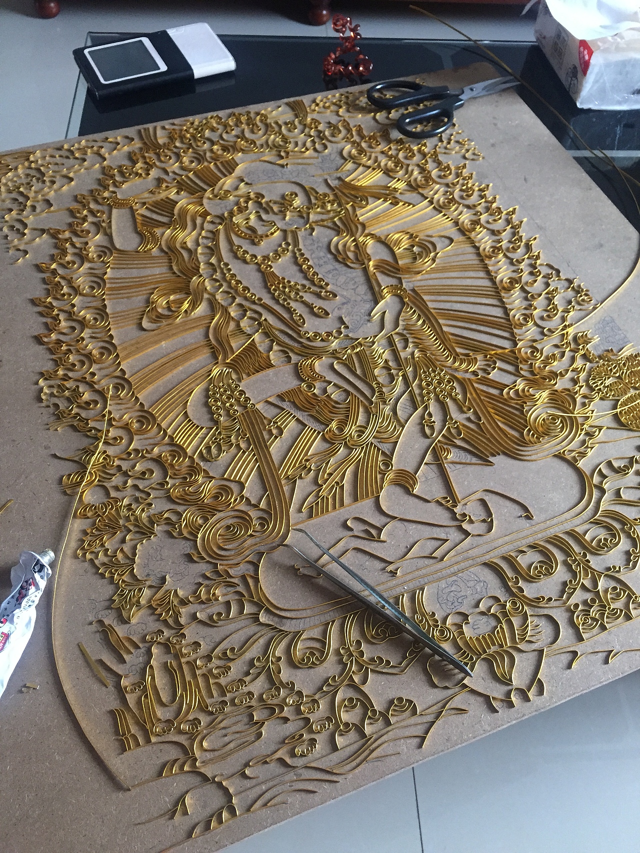 金丝沙画|手工艺|其他手工艺|eepanda_原创作品-站酷zcool