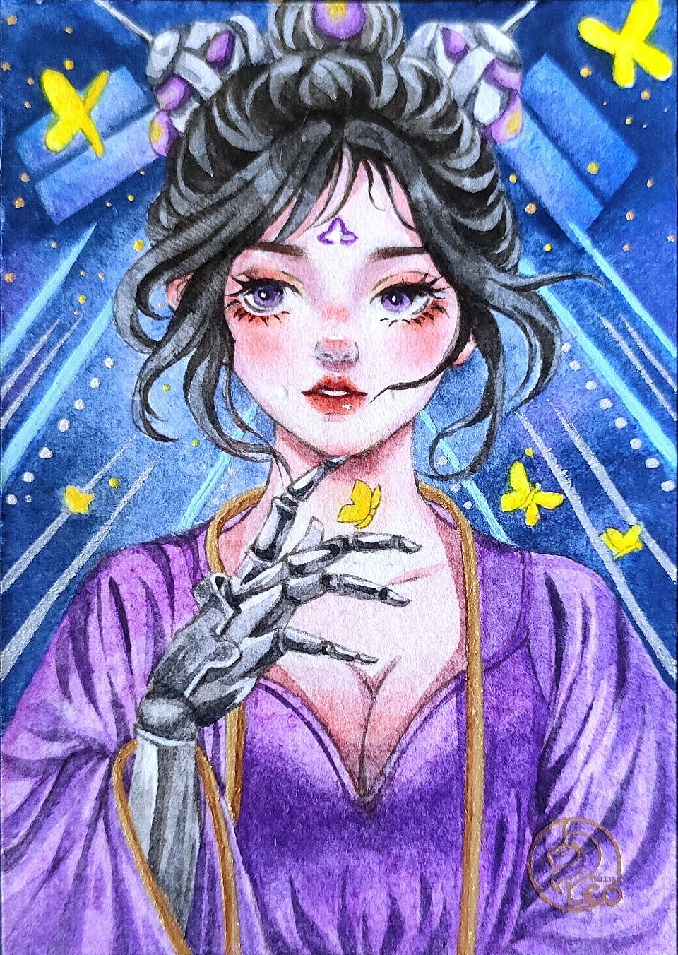 原创插画《古韵新潮》，现代与古风的结合（图ZMzUxMDAxMzMy） - 商业插画 - 站酷设计师小芹菜来咯原创素材 - 站酷ZCOOL