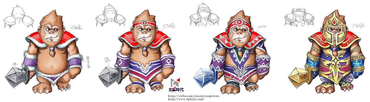 Q版风格（图ZMTAyNDQ3NzQw） - 游戏原画 - 站酷设计师lightablaze原创素材 - 站酷ZCOOL