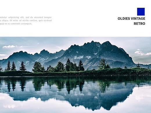 简约风格的PPT模板