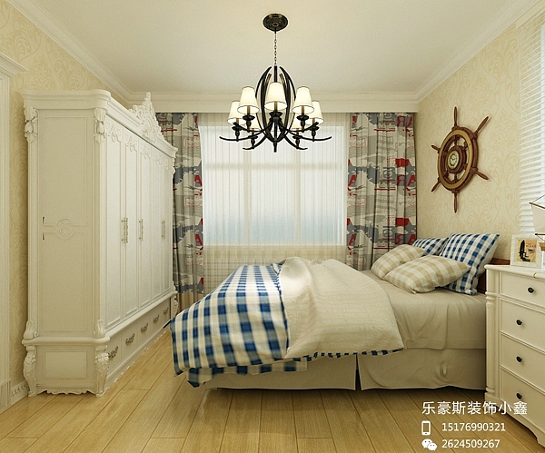 【海棠湾两居室简欧装修方案】——石家庄乐豪斯装饰小鑫