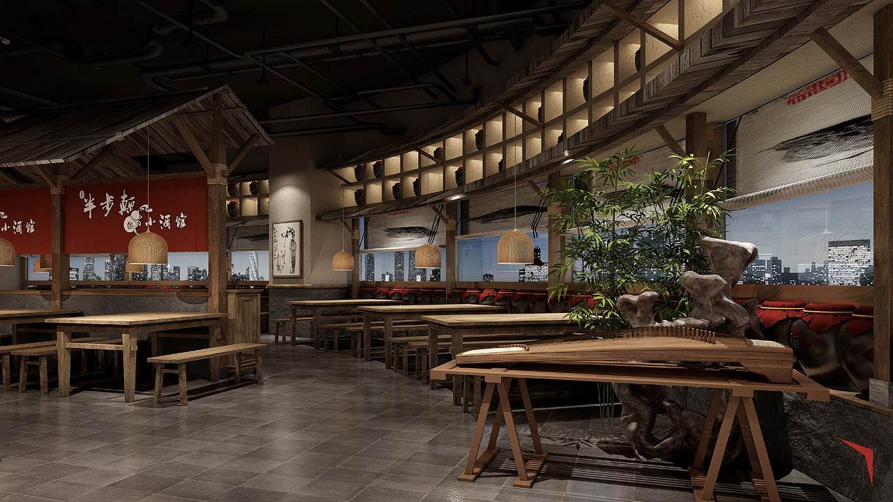 先启半步颠小酒馆|空间案例