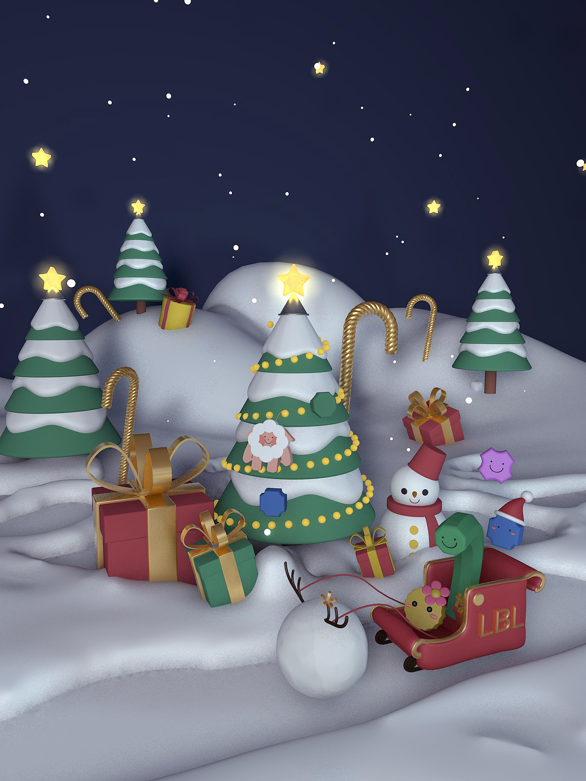 圣诞节动态海报（图ZMjc4NzEzMjcy） - 电商 - 站酷设计师惜光XG原创素材 - 站酷ZCOOL