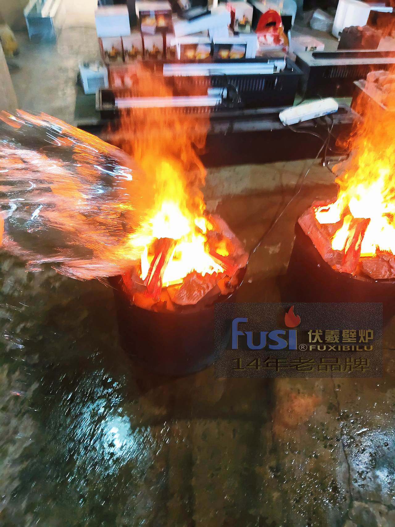 直径40cm户外防水伏羲雾化壁炉小篝火盆红泥小火炉灯饰（图ZMjkxNzI5MzM2） - 酒店餐饮设计 - 站酷设计师伏羲壁炉原创素材 - 站酷ZCOOL