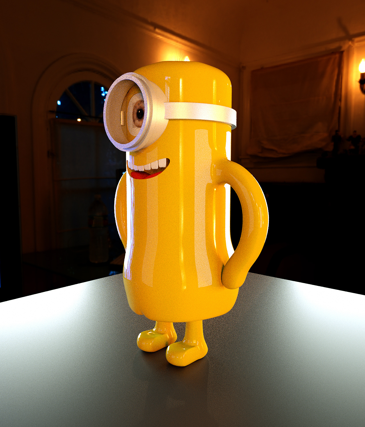 c4d学习状况汇报----小黄人