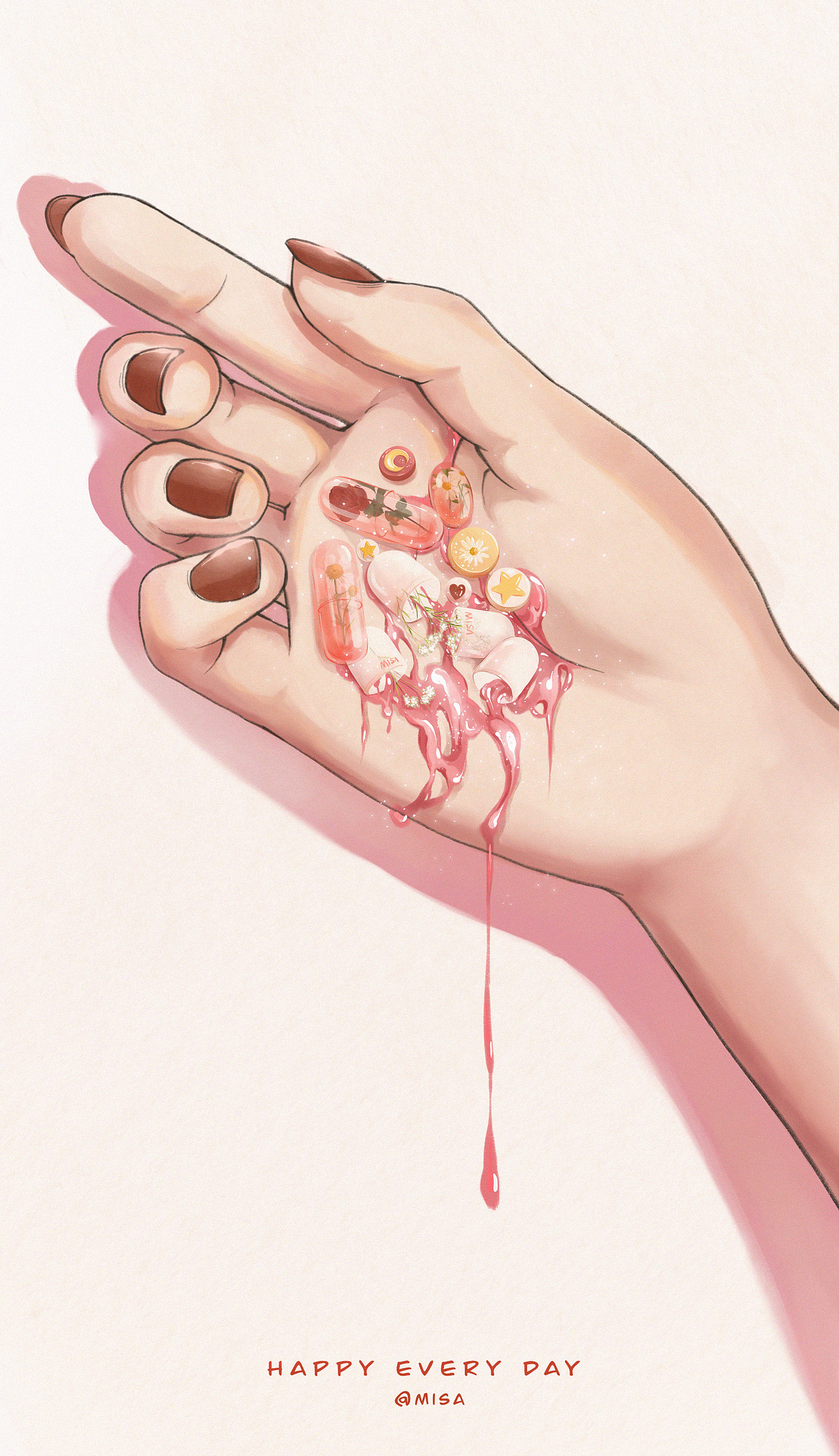 《向生活注入美好》系列插画合集（图ZMjQxNzk3NTIw） - 创作习作 - 站酷设计师梅沙misa原创素材 - 站酷ZCOOL