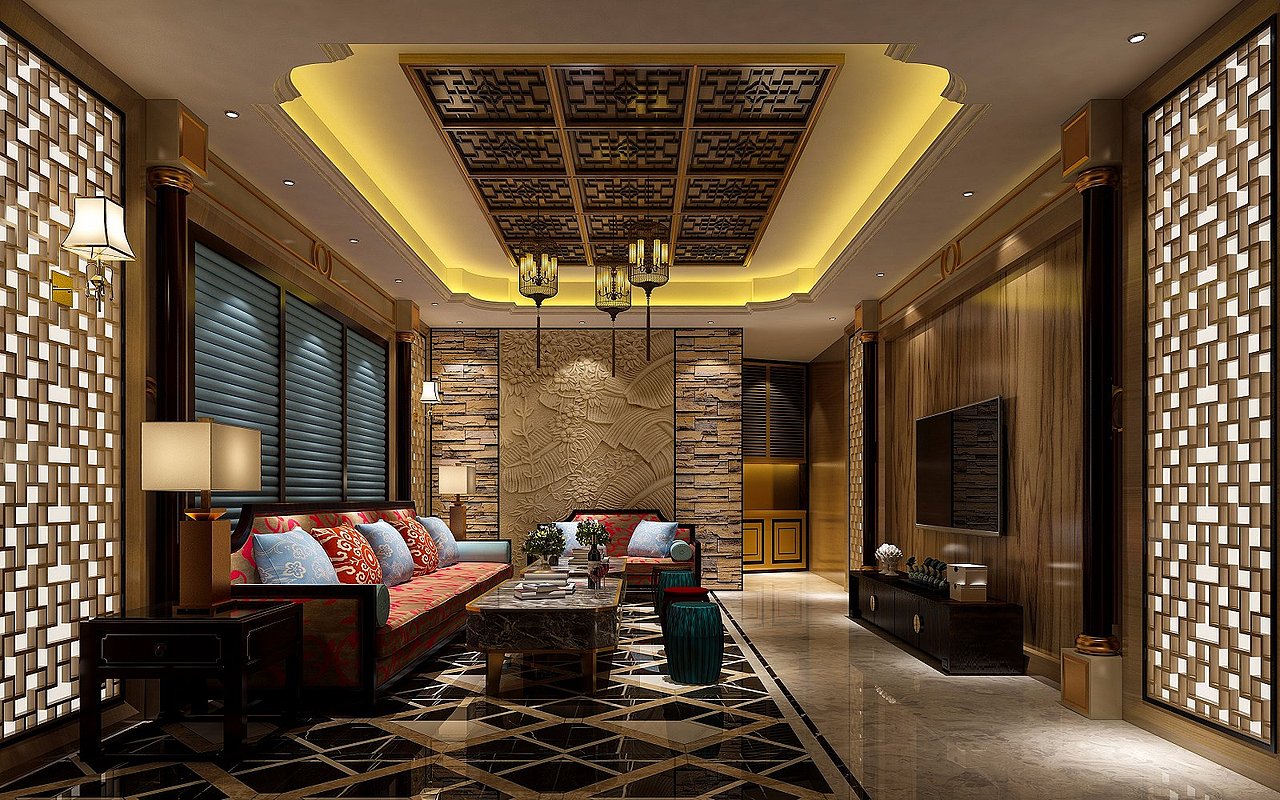 20张工装ktv效果图 1992效果图