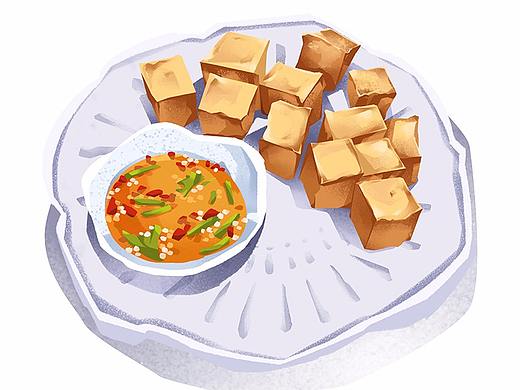 炸豆腐（个人主页-ZNDA3OTIzNjQ=） - 创作习作 - 站酷设计师牡蛎锅锅原创素材 - 站酷ZCOOL