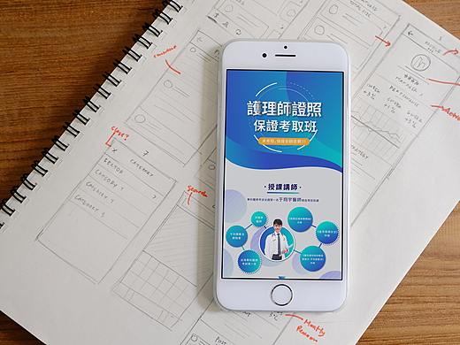 一个护理师证照培训长图